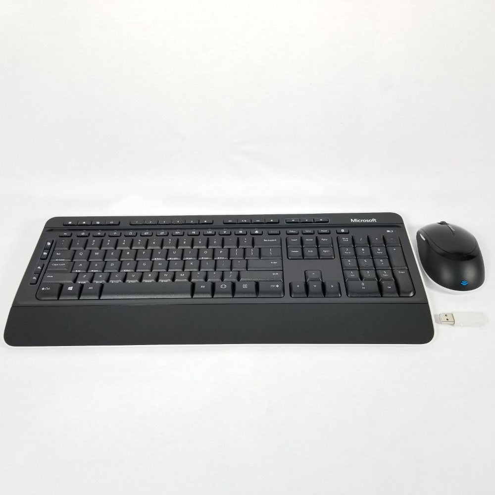 MICROSOFT Wireless Desktop 3050 Keyboard and Mouse 1729 - Black