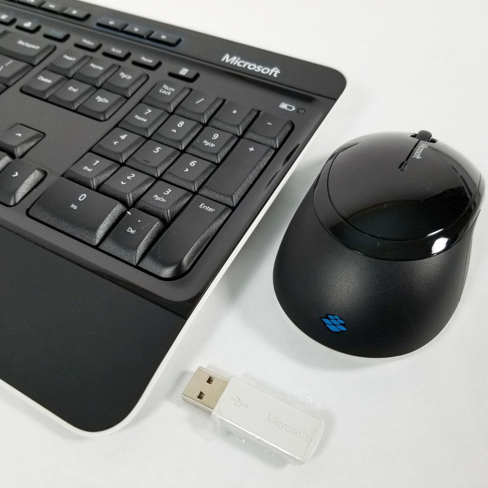 MICROSOFT Wireless Desktop 3050 Keyboard and Mouse 1729 - Black