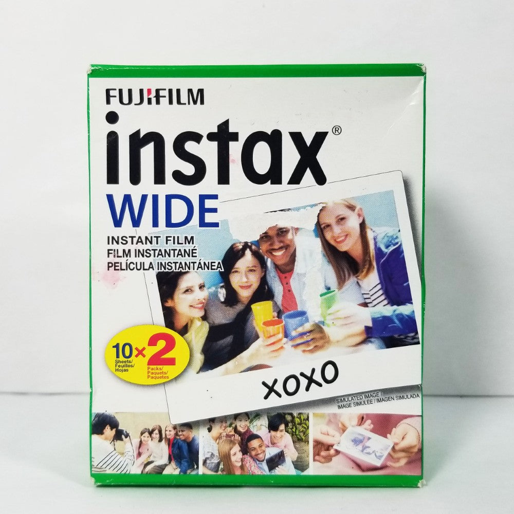 FUJIFILM instax Wide Instant Film Twin Pack 20 sheets - White