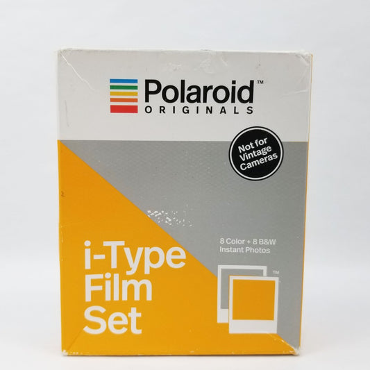 POLAROID Originals Color and B&W i-Type Film Set (8 + 8 Sheets)