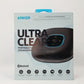 Anker Ultra Clear portable speakerphone packaging on a light gray background