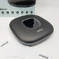 Anker Bluetooth speaker top view on a white backround