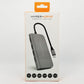 HYPER HyperDrive 9-Port Universal USB-C Hub - USB-C Docking Station for Laptops - Space Gray