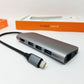 HYPER HyperDrive 9-Port Universal USB-C Hub - USB-C Docking Station for Laptops - Space Gray