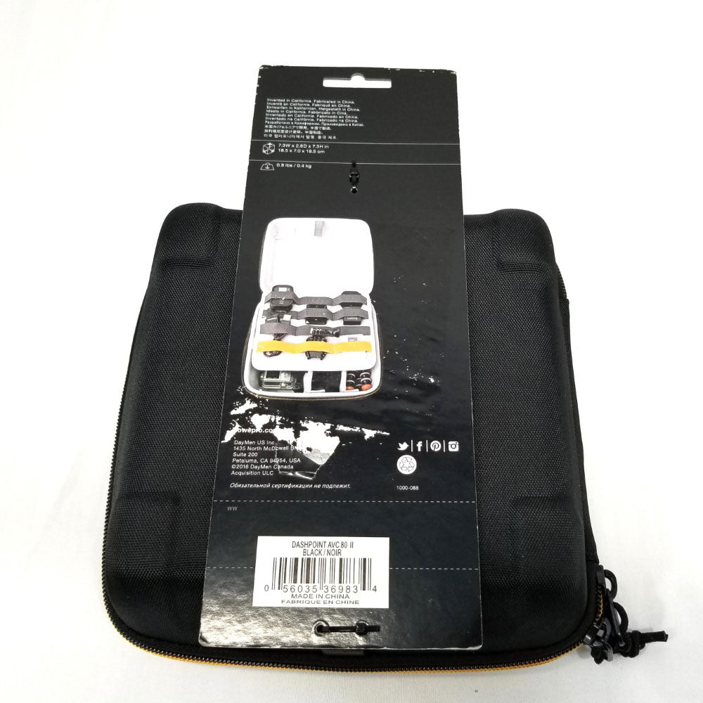 LOWEPRO Dashpoint AVC 80 II Camera Case - underside with packaging inscriptions