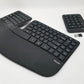 MICROSOFT Sculpt Ergonomic Desktop Wireless USB Keyboard top left view