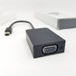 Close-up VGA adapter port on a white background