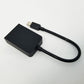 Top and back view of Minidisplay to VGA adapter cable.
