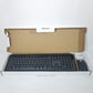 Black Microsoft wireless desktop 850 Keyboard and mouse inside of open retail packaging.