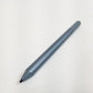 Gray stylus pen on a white background