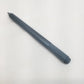 Rubber tip on gray stylus pen on a white background