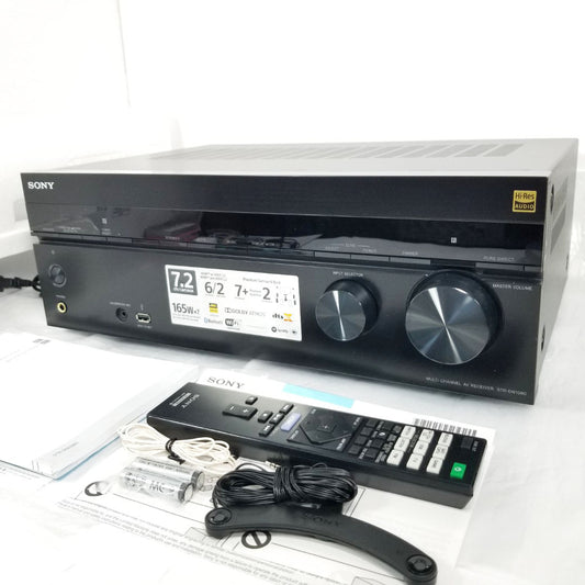 SONY 1155W 7.2-Ch. with Dolby Atmos 4K Ultra HD HDR Compatible A/V Home Theater Receiver STRDN1080 - Black