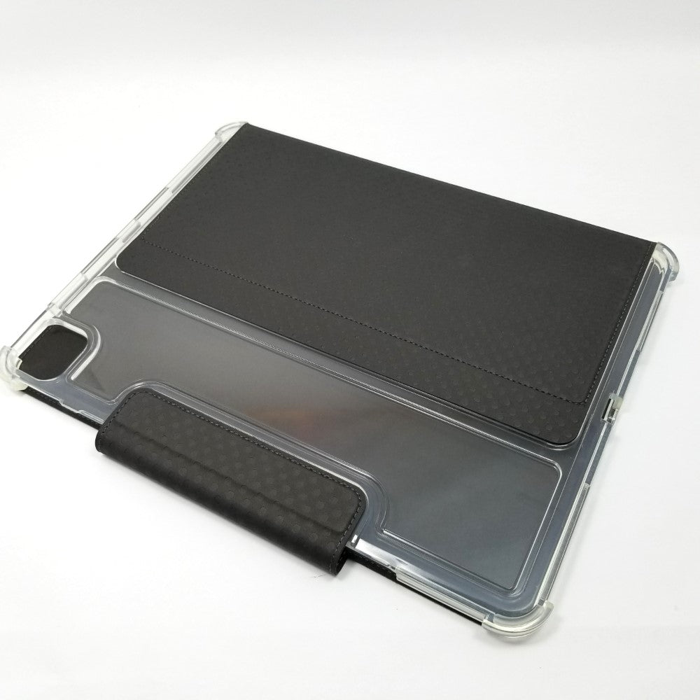 UAG Lucent case lying flat with back side up on  white surface.