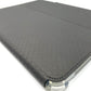 Close up of pone fabric corner on UAG Lucent case lying on a white surface.